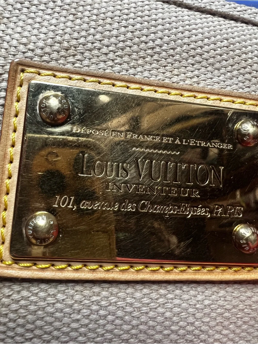 LOUIS VUITTON ANTIGUA CABAS PM TOTE BAG